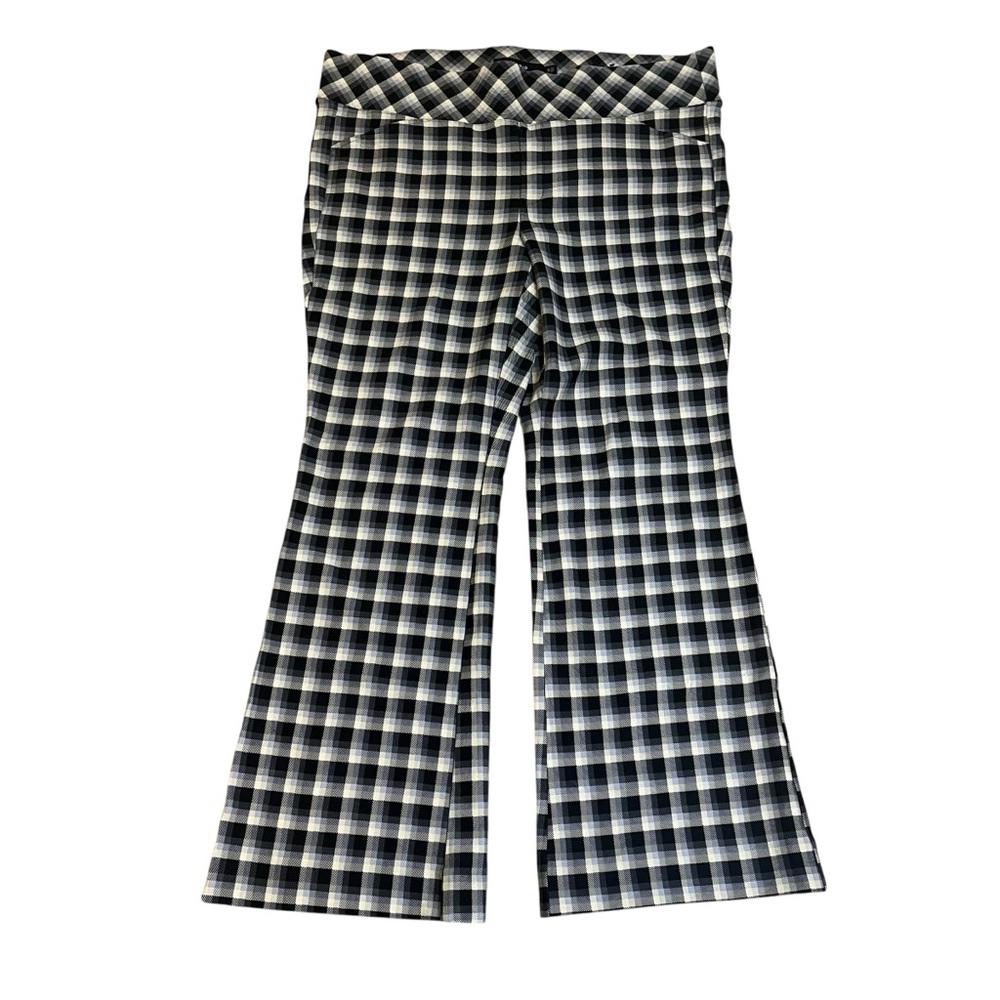 Torrid Plaid Casual Bootcut Flare Trouser Pants Sz 3X